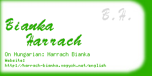 bianka harrach business card